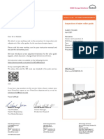 sl2021-712 Inspection of VV Roller Guide