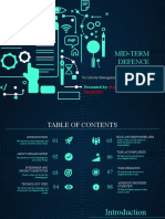 Mid Term Defence