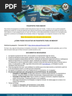 Pasaportes para Menores