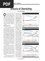 Effects of Pump Oversizing