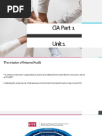 CIA Part 1, Unit 1-1