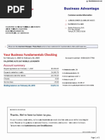 Bank Statement