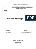 Paola Narvaez. PROCESO DE CAMPO