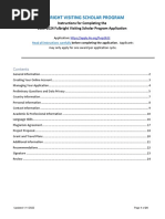 Fulbright FVSP 2023 Instructions