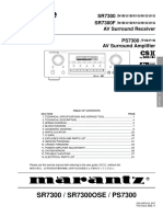 Marantz SR-7300 Service Manual