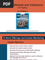 10 Stock Offerings and Investor Monitoring