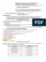 Bodas de Algodon 2021 Cronograma de Actividades