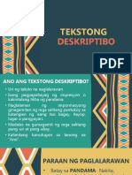 Tesktong Deskriptibo