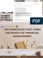 Chapter 1 - Principles of Financial Management