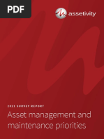 2021 Asset Management and Maintenance Priorities Survey Report