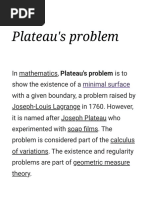 Plateau's Problem - Wikipedia