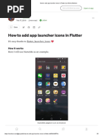 How To Add App Launcher Icons in Flutter - by Neila - Medium