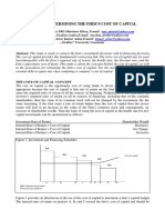 Factors Determining The Firm'S Cost of Capital