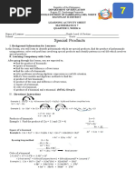 Mathematics 7 LAS Q2 WEEK 6