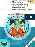 CSS 9 - Q2 W3 Mod2 - Install Network Cables Network Copper Cable Splicing and Cable Testing - v1