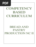 Competency Based Curriculum Bread and Pa