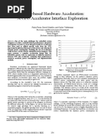 FPGA Based Hardware Acceleration A CPU - Accelerator Interface Exploration