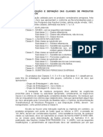 ONU-Classificação e Definição Das Classes de Produtos Perigosos