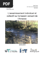 Projet Tutoré: L'Assainissement Individuel Et Collectif Sur Le Bassin Versant de L'amasse 2018-2019