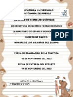 P6 - Metales y Proteinas