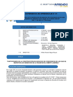 1 - Experiencia de Aprendizaje Vii Ciclo - 3ero-4to