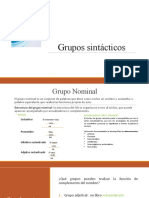 2 ESO Grupos Sintácticos Esquema