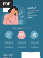 Stress Awareness Month PowerPoint Template by SlideWin