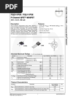 FQD11P06 / FQU11P06: P-Channel QFET Mosfet