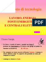 Lavoro, Energia e Fonti Energetiche