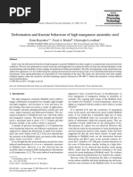 2004 - Deformation and Fracture Behaviour of High Manganese Austenitic Steel