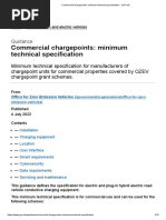 Commercial Chargepoints - Minimum Technical Specification - GOV - UK