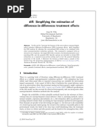 Diff - Simplifying The Estimation of Difference-In-difference Treatment Effects