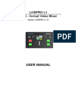 LIVEPRO L1V1 User Manual