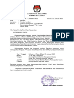 42 - Undangan Orientasi Tugas Dan Bimtek PPS Se Kabupaten Ciamis Untuk PPK