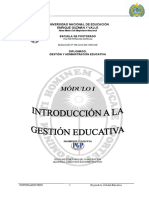 I Introducción A La Gestión Educativa