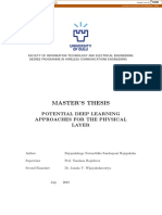 Master'S Thesis: Potential Deep Learning Approaches For The Physical Layer