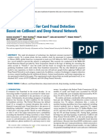 A Proposed Model For Card Fraud Detection Based On CatBoost and Deep Neural Network