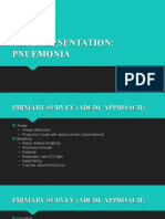 Case Presentation Pnuemonia