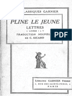 Pline Le Jeune. Lettres Vol 1, Livres 1-5