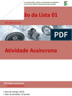 Aula Assíncrona - Resolução de Exercícios 01