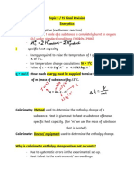 Topic 5 and 15 Final Revision Notes