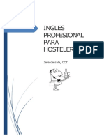 Inglés Profesional para Hosteria (Jefe de Sala, CCT)