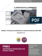 Realizar La Configuración para Un Dibujo en 2d y 3d y La Interface de Maquinas CNC