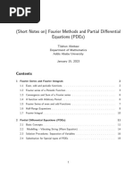 Fourier Methods and PDEs