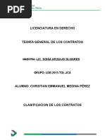 Clasificacion de Los Contratos