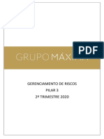 Relatorio de Gerenciamento de Riscos - Pilar III - 2020 06 V4