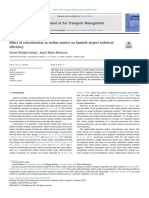 Effect of Concentration in Airline Market On Spanish Airport Technical