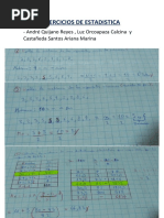 Ejercicios de Estadistica