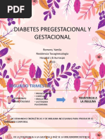 Diabetes Pregestacional y Gestacional Clase