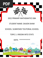 Math Sba Cover Page